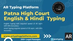 Patna High Court (PHC) Computer Operator cum Typist English & Hindi Typing Rules.
